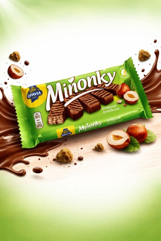 Miňonky Oříškové oplatky 50g